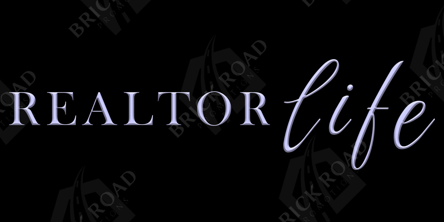 Realtor Life Black Glossy Mug